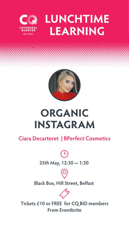 lunchtime learning: organic instagram @ Black Box